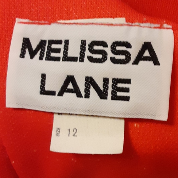 70"s vintage Melissa Lane dress size 12 - Picture 6 of 7